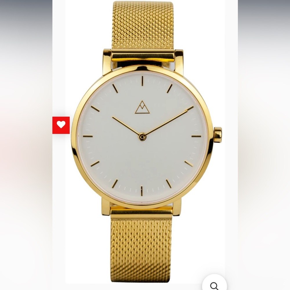 Gold IP Stainless steel watch
